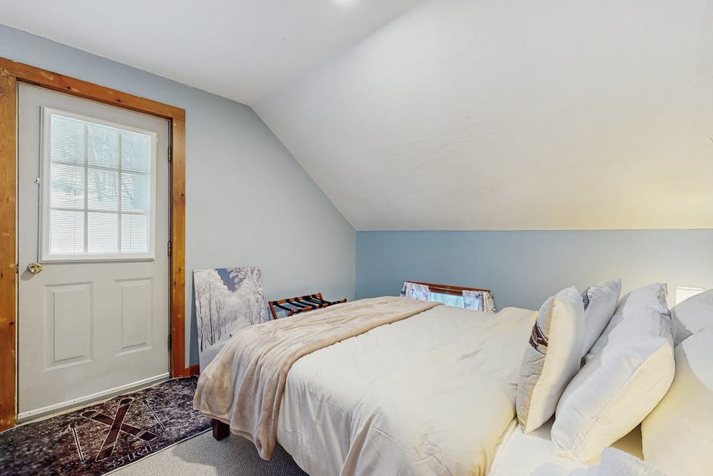Bedroom with private deck access